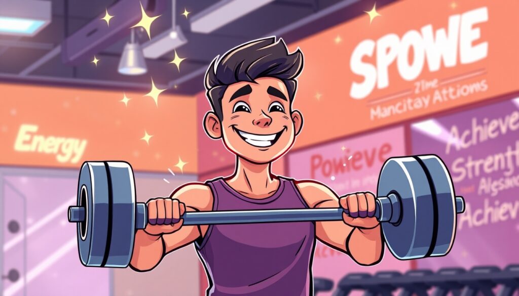 boy holding gym things