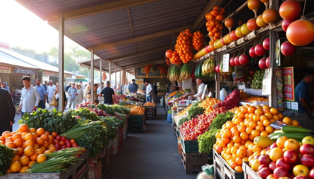 fruit and vegetable market